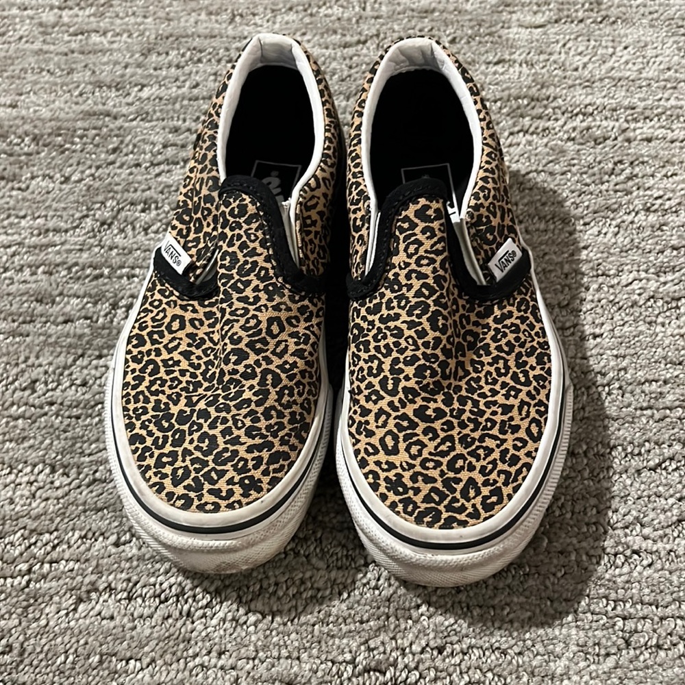 Vans Leopard Slip Ons